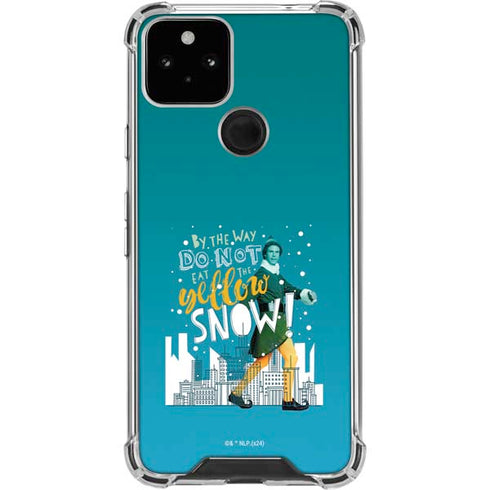 Elf Buddy Don’t Eat Yellow Snow Google Pixel 5 Clear Case